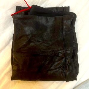 Spanx faux leather leggings